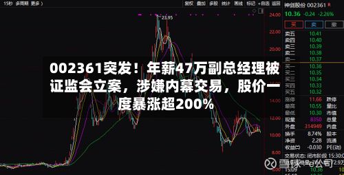 002361突发！年薪47万副总经理被证监会立案，涉嫌内幕交易	，股价一度暴涨超200%-第2张图片