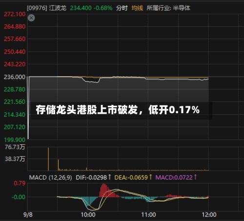 存储龙头港股上市破发	，低开0.17%-第2张图片