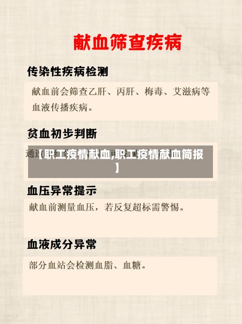 【职工疫情献血,职工疫情献血简报】-第3张图片