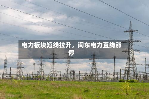 电力板块短线拉升,闽东电力直线涨停