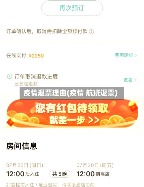 疫情退票理由(疫情 航班退票)