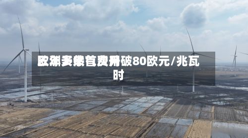 欧洲天然气费用
三年多来首次升破80欧元/兆瓦时