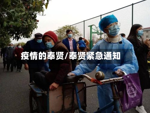 疫情的奉贤/奉贤紧急通知