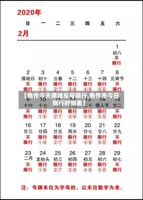 【焦作今天限啥车号限行,焦作市今日限行时间表】-第2张图片