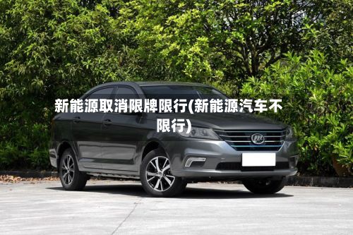 新能源取消限牌限行(新能源汽车不限行)-第2张图片