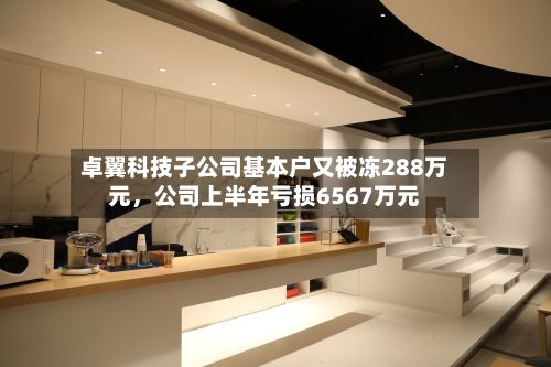 卓翼科技子公司基本户又被冻288万元，公司上半年亏损6567万元-第3张图片
