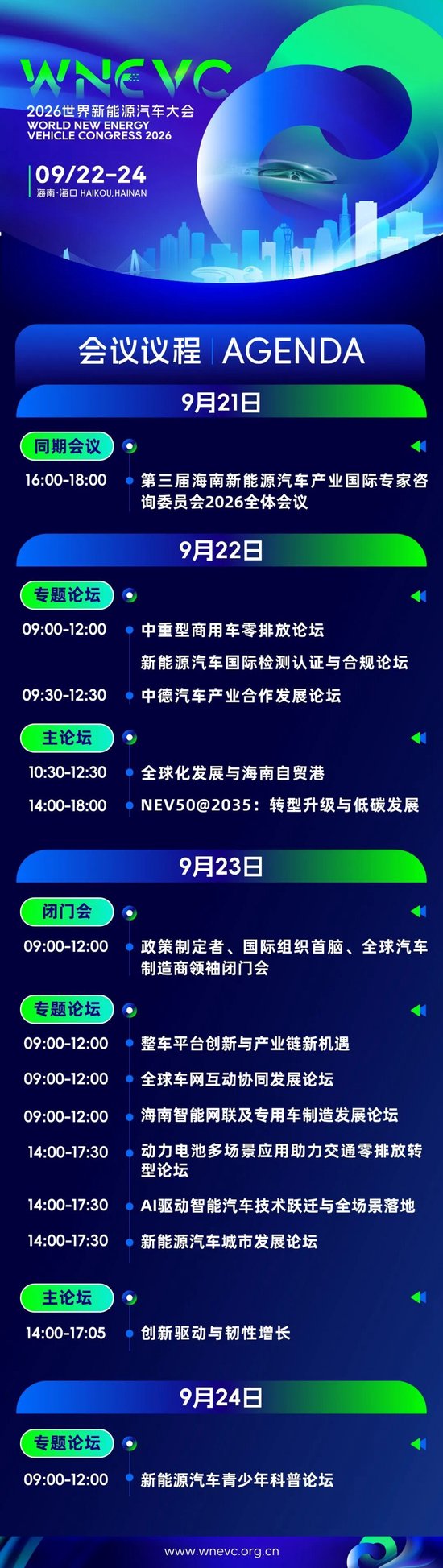 以“转型升级·韧性增长”为主题	，WNEVC 2026全景概览