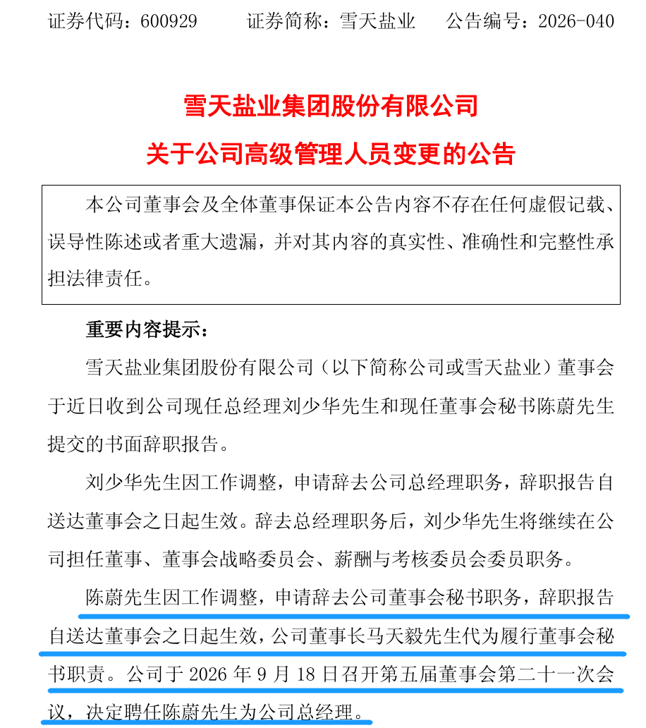 原董秘升任总经理,董事长暂代董秘职责 | 董秘沙龙