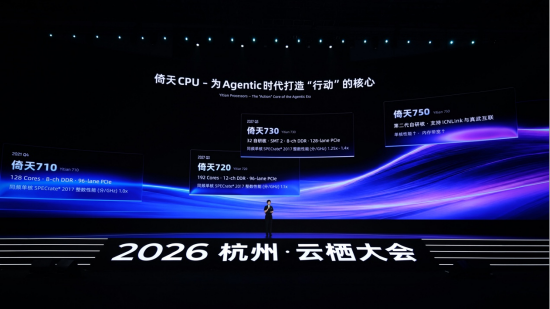 阿里平头哥公布CPU规划,2027年将推出倚天720、倚天730两代芯片